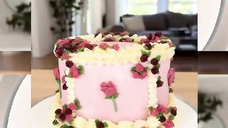 Vintage Lambeth Cake Decorating Tutorial | Mini Rosettes & Shell Borders 🌹🎂