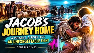 Jacob Wrestles with God! | Genesis 32 | King James Bible 1611
