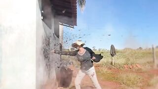 Epic Outdoor Explosion Stunt 🔥 | Wait for the Dust Blast!