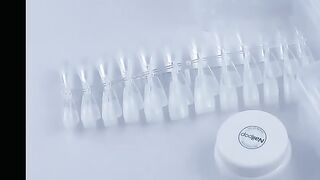 Nailpop 600pcs PRO Fake Nails Semi-Matte Almond Coffin Full/Half Acrylic Square False Nail Tips for Extension Tip Manicure tool