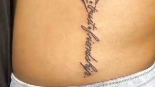 3 besties matching tat each flower is each one of there birth month flower with Love #flowertattoo