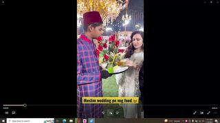 indian woman on muslim wedding