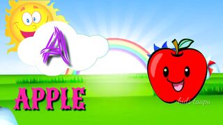 Alphabets learning for kids /A for apple Bfor ball C for cat /phonics learining