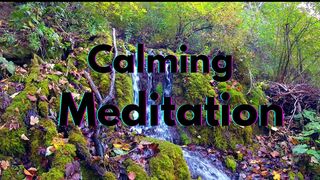 1 hour of calming meditation - waterfall sound