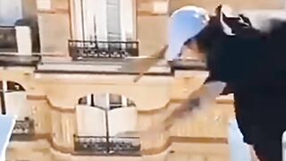Dangerous parkour insane actions