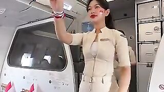 Super Air Jet flight attendant safety demonstration.mp4