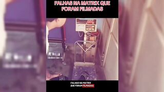 Falhas na matrix que foram filmados