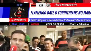 Camisa de Bruno Henrique vira provocação ao vivo contra Marcos André v1