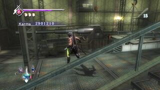 Ninja Gaiden eita drones que atiram