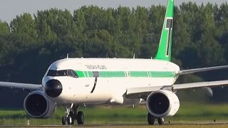 💚 TRANSAVIA A321 Neo Retro Livery first commercial takeoff🛫