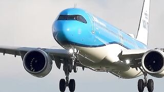 KLM A321Neo Landing