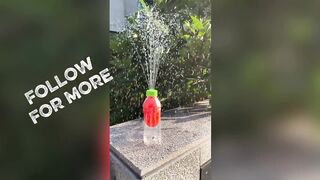 💦✨ Make Your Own Automatic Waterfall by Hand! Simple, Beautiful & Low-Cost DIY