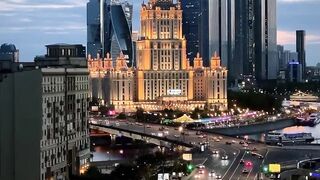 Moscow City 🇷🇺 Skyscrapers & Night Lights