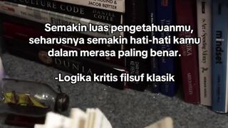 Semakin banyak baca, makin sadar