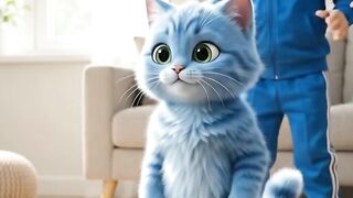 Baby n cat dance competition ❤️ 2