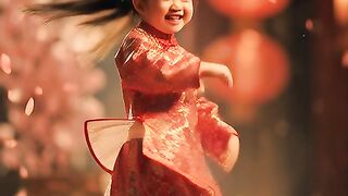 Cute Little girl dance