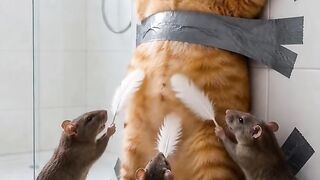 Cat 😺 vs Rat Funny moments 🤣