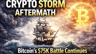 Crypto Storm Aftermath: Bitcoin’s $75K Battle Continues