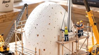 Tiny Engineers Build a Wind Turbine on a Giant Egg
