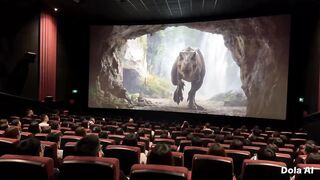 Um T-Rex QUEBROU a tela do cinema! 🦖 A experiência 4D mais insana!