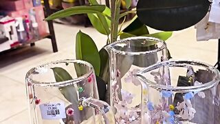 Stylish soft drinks glass