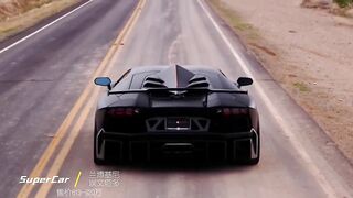 🔥 Matte Black Lamborghini V12 Fury – The Ultimate Street Beast! 🖤🏎️💨