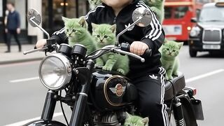 Baby n pets ride ❤️