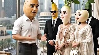 Potato and banana tomato