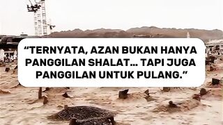 Azan bukan hanya panggilan untuk menunaikan shalat