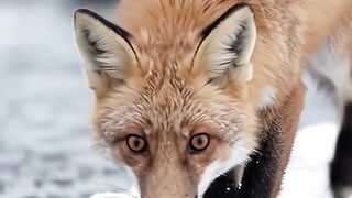 The hunting nature of a fox to catch prey.