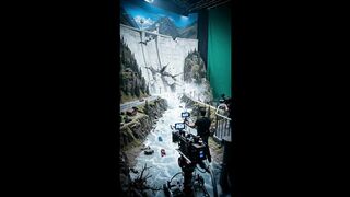 Filmmaking Dam Bursts Across Miniature Valley 115