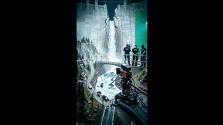 Filmmaking Dam Bursts Across Miniature Valley 116