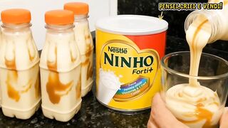 Vendi 200 GARRAFAS em UMA NOITE—NINHO QUEIMADO GOURMET e o lucro me assustou 😱 / PIX TODA HORA