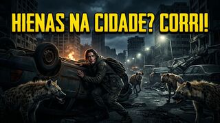 👽 NOITE DE TERROR: CERCADO POR Hienas na CIDADE 😱 Sobrevivi por um triz 🚨