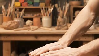Buddha Made of Clay 🧘‍♂️✨ | Clay Art Transformation