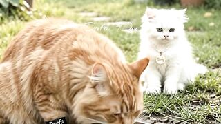 Dog Interrupts Cat’s Meal… The Ending Is a Surprise!🤣🤣🤣