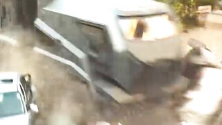 Two Cars Flipping A Giant Truck! #AllAction #F9 #FastnFurious