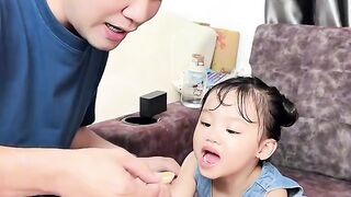 This Little Girl’s Reaction Is TOO Funny 😂❤️ | Cutest Family Moment