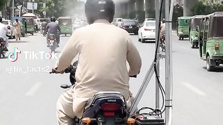 Ac On Motorcycle helmet and cold