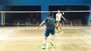 A single point in badminton is easy or hard? Tell me in comment