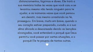 Reflexão ...Ei você não está só 🙏✝️ 6