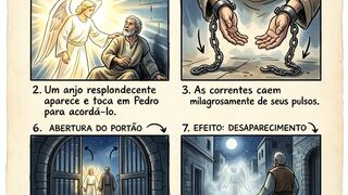 Livramento de Pedro na prisão