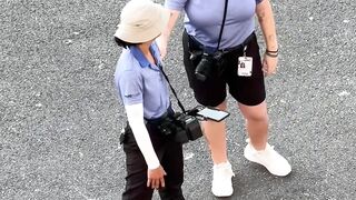 Seafarers life routine at port days