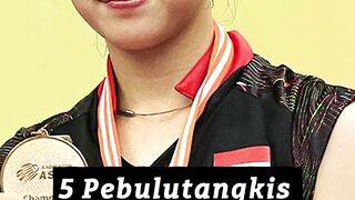 5 Pebulutangkis Tunggal Putri Indonesia Paling Legendaris! #top5 #badminton #shorts