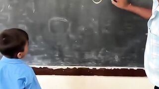 The Teacher Asked Him to Copy the Drawing… His Version Is Priceless!