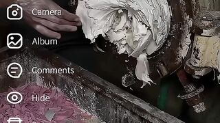 Shower soap making process