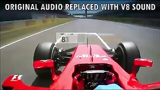 F1 V8 Sound - Spanish GP Ferrari F14T Alonso Qualifying Lap 2014