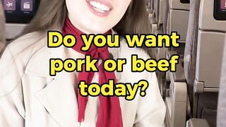 Do you want pork or beef