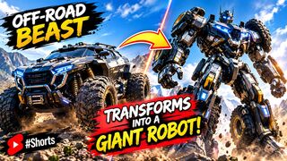 Futuristic Off-Road Beast Transforms Into a Giant Robot