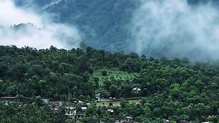 This combination of mountains and clouds, removes all the worries of the mind❤️‍🩹🥰